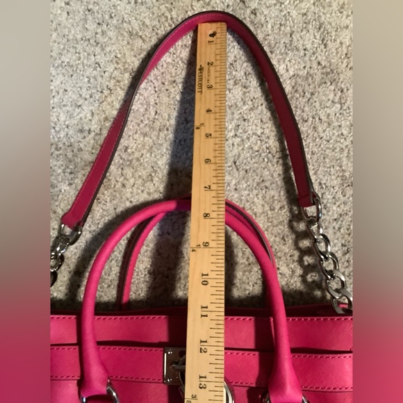 MICHEAL Micheal Kors Hamilton Fuchsia NWT From Macys Never Been Used! - Picture 11 of 14